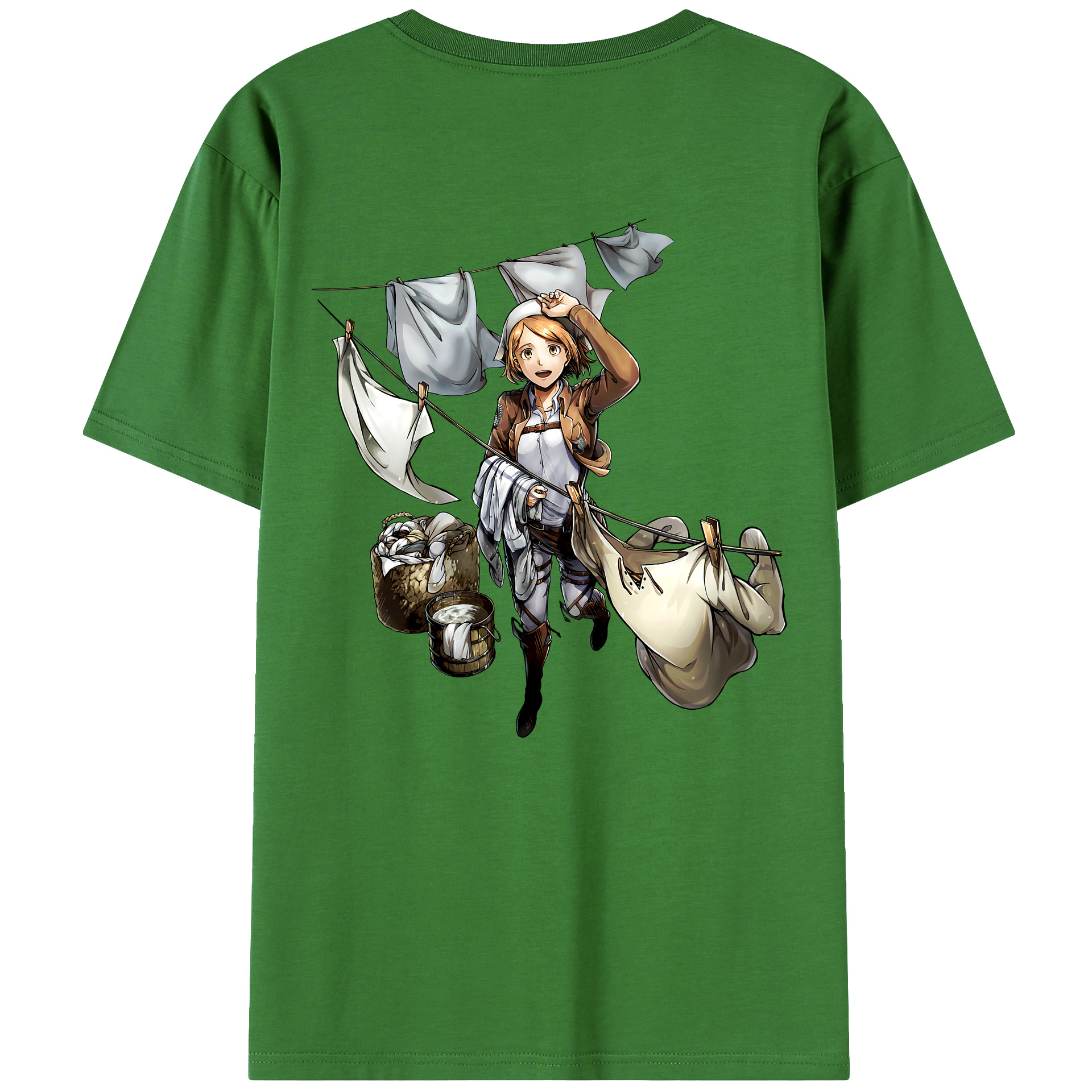 （画像用） 進撃の巨人 ペトラ·ラル Attack on Titan Petra Rall レディース半袖Tシャツ(バックプリント)